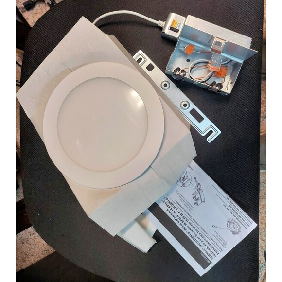 Halo 6" Ultra Thin Canless LED Downlight 1015 Lumen No Housing Req'd, 5 Color - Picture 6 of 6